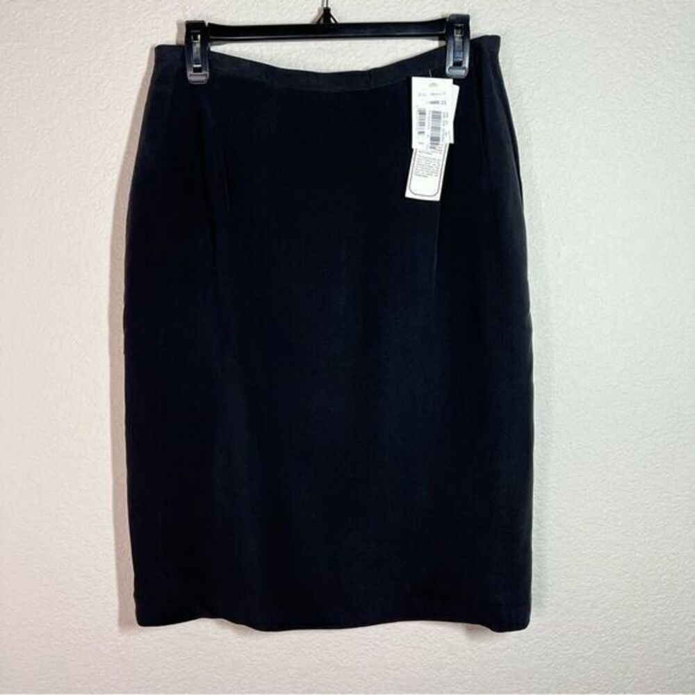 Peter Nygard Black Pencil Skirt